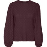 Vmflower - Blouse - O-hals - Lange Mouwen - Regular Fit