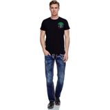 Rusty Neal - Ronde Hals T-shirt - Heren - Normale Pasvorm - 100% Katoen