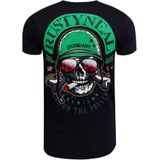 Rusty Neal - Ronde Hals T-shirt - Heren - Normale Pasvorm - 100% Katoen