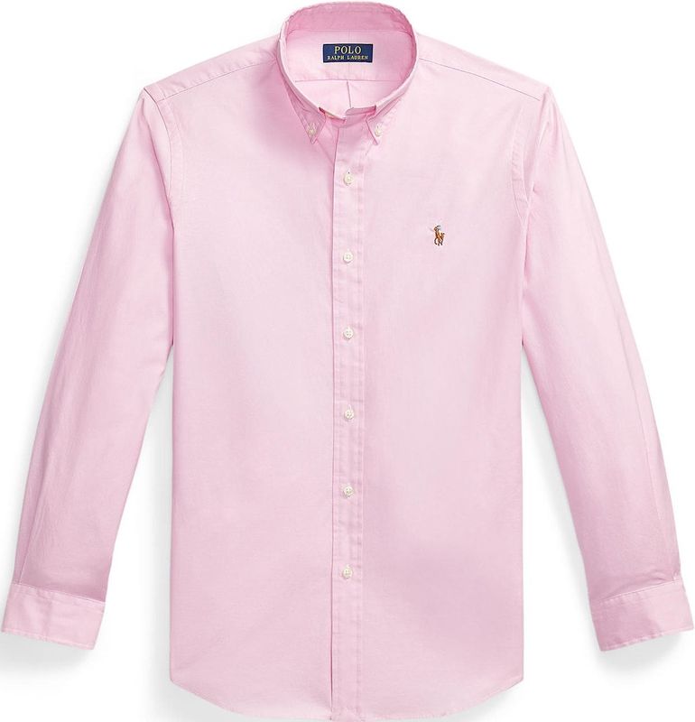 Polo Ralph Lauren - Overhemd - Rosa - Slim Fit - Lange Mouw
