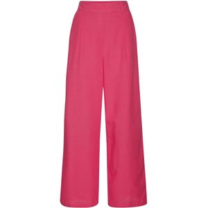 Linnenbroek - Pink - Casual - Met Riemlussen