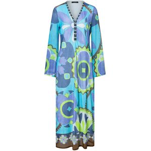 Ana Alcazar Jurk 'Wemmy'  blauw / lichtblauw / groen / lila