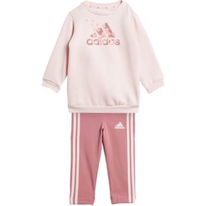 ADIDAS SPORTSWEAR Joggingpak 'Essentials'  pink / rosa / wit