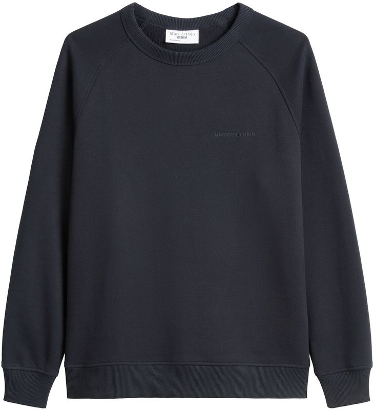 Marc O'Polo Denim - Sweatshirt - Effen - Relaxed Fit - Puur Katoen