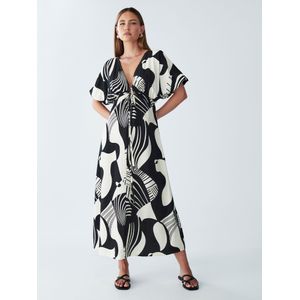 St MRLO Zomerjurk 'Blossom'  zwart / wit