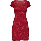 Onlhillary - Midi-jurk - V-Hals - Korte Mouwen - Regular Fit