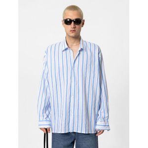 VAMOS CLO Overhemd  blauw / wit