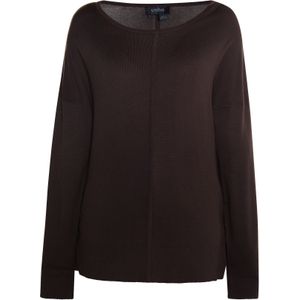 usha BLACK LABEL Trui 'Nowles'  donkerbruin