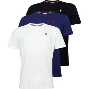 U.S. POLO ASSN. Shirt  indigo / rood / zwart / wit