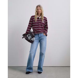 Scalpers Shirt  bourgogne / wit