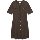 VERO MODA Gebreide jurk  chocoladebruin