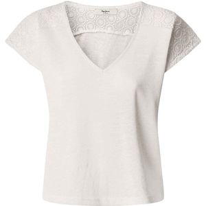 Pepe Jeans Shirt 'Vernetta'  wit