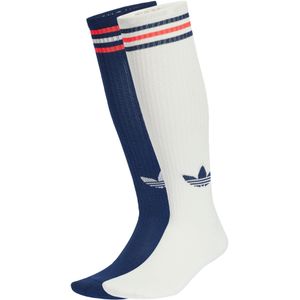 adidas - 3-Stripes - Kniesokken - Wit - 2 Paar