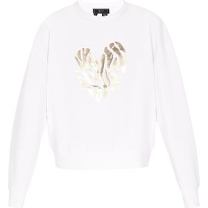 faina Sweatshirt 'Fashion Look'  goud / wit