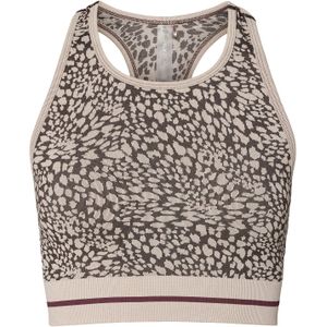 ONLY PLAY Sport bh 'ONPDAISY-2-AJESSA'  donkerbeige / antraciet / aubergine