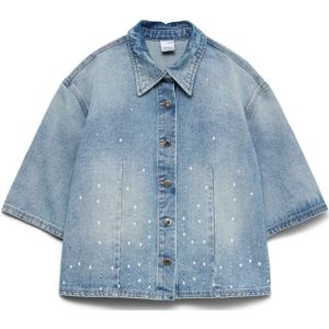 VERO MODA Blouse 'VMALEA'  blauw denim