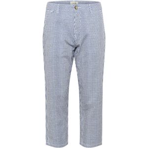 Cream Broek 'Berta'  blauw / wit