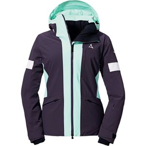 Schöffel Functionele jas 'Scalottas'  turquoise / donkerlila