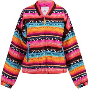 MYMO Tussenjas  blauw / oranje / pink / zwart