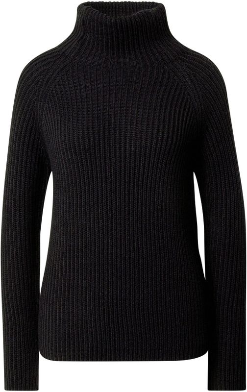 DRYKORN - Arwen - Trui - Marine - Lange Mouw - Opstaande Kraag