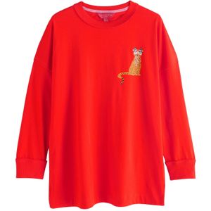 Next Shirt  bruin / lavendel / rood / zwart