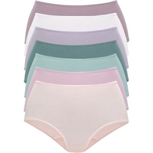 Vivance - Tailleslip - Roze/Poeder/Groen/Lila/Wit - Set van 7 Stuks