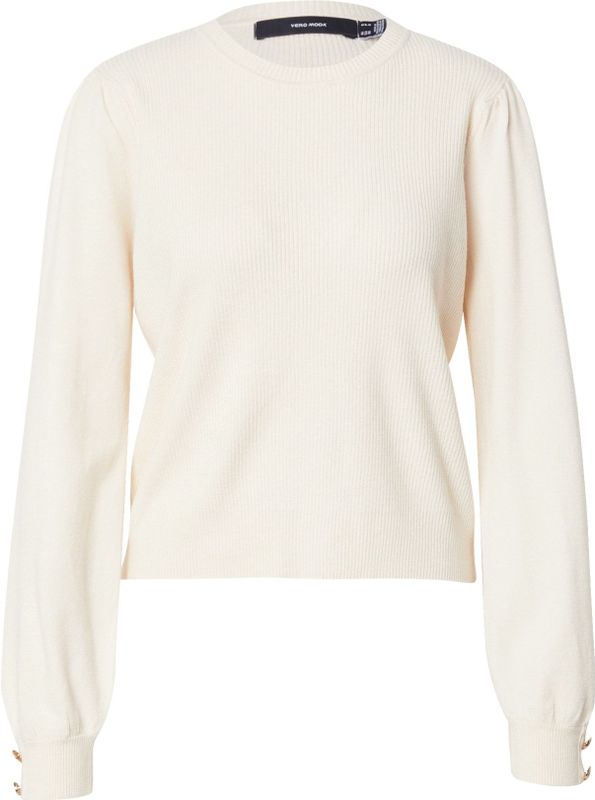 Vero Moda - Vmhollykaris Ls O-neck Pullover - Birch - Dames