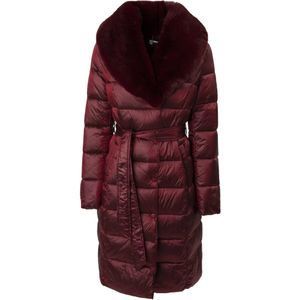 Influencer Winterjas  donkerrood