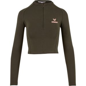 Felicious Shirt 'Racer'  donkergroen / rosa