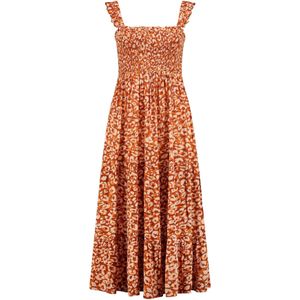 Shiwi Zomerjurk  crème / roestbruin / cognac