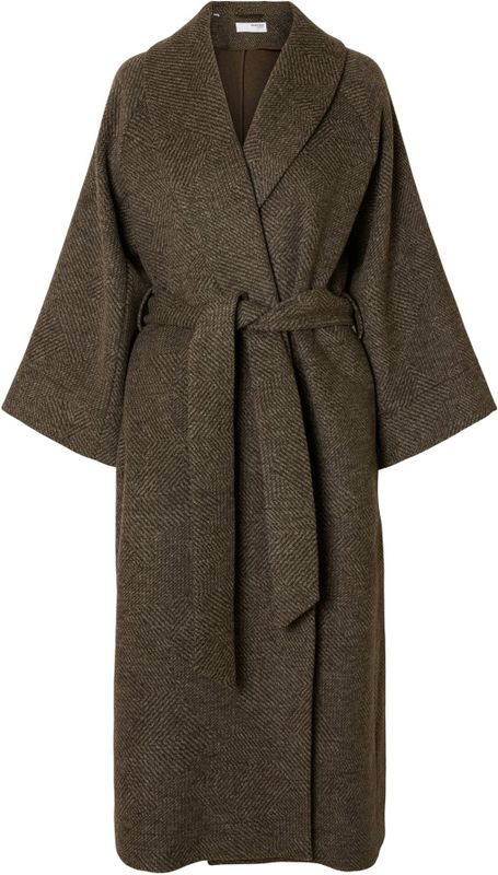 SELECTED Tussenmantel 'SLFIDA'  donkerbeige