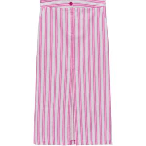 MANGO Rok  lichtblauw / pink / wit
