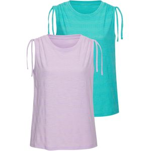 Tanktops - Lila/Turquoise - Katoen - Onderhoudsvriendelijk