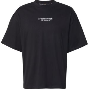 ALPHA INDUSTRIES Shirt 'Studio Edition BP'  royal blue/koningsblauw / zwart