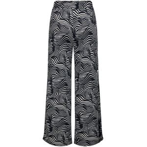 JDY Broek 'JDYDEBBIE'  zwart / wit