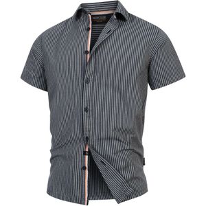 INDICODE JEANS Overhemd 'Maribo'  duifblauw / pastelblauw