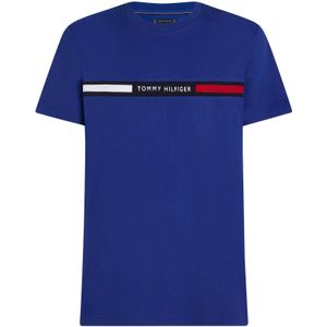 TOMMY HILFIGER Shirt  donkerblauw / rood / zwart / wit