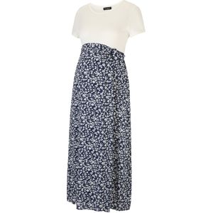 Attesa Jurk 'Federica'  blauw / wit