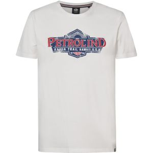 Petrol Industries Shirt 'Mariner'  donkerblauw / lichtrood / wit