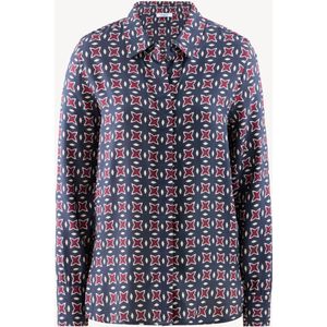Tamaris Blouse  marine / aubergine / wit