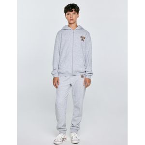 BIG STAR Sweatvest 'ARON'  marine / grijs gemêleerd / oranje