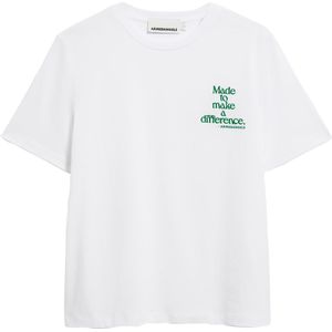 ARMEDANGELS - Shirt - Wit - Jersey - Halve Mouw