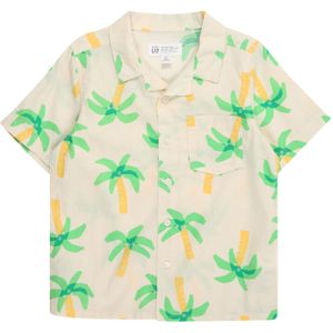 GAP Overhemd  beige / geel / groen / wit