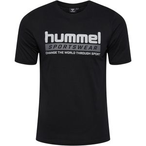 Hummel - Legacy Carson - T-shirt - Zwart - 100% Katoen