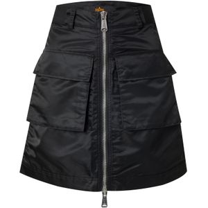 Alpha Industries - Mini Rok Utility W - Strokenrok - Slim Fit - Zwart
