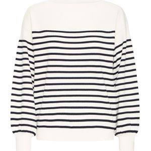 ICHI Trui 'IHLULS'  navy / wit