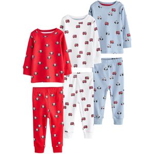 Next Nachtkledij  lichtblauw / bessen / rood / natuurwit