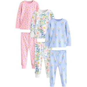 Next Nachtkledij 'Stampy Snuggle'  lichtblauw / groen / rosa / wit