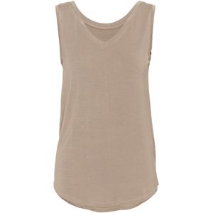 CULTURE Top 'Poppy'  taupe