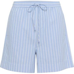 SOAKED IN LUXURY Broek 'Anvitte'  hemelsblauw / wit